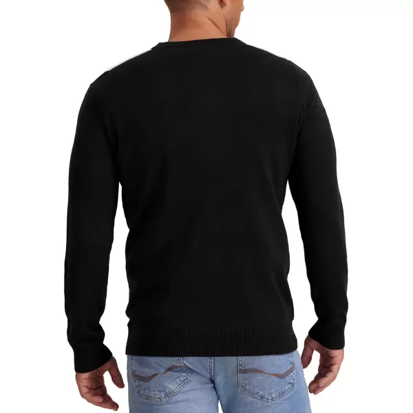NITAGUT Men's Vintage Striped Long Sleeve Cardigan Sweater with Button V Neck Knitted Sweaters