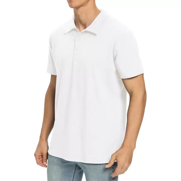 NITAGUT Polo Shirts for Men Short/Long Sleeve Soft Cotton Collared Shirt