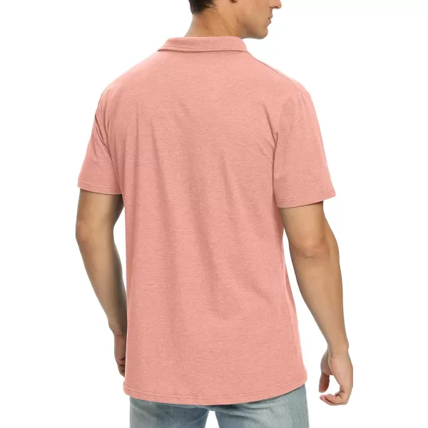 NITAGUT Polo Shirts for Men Short/Long Sleeve Soft Cotton Collared Shirt