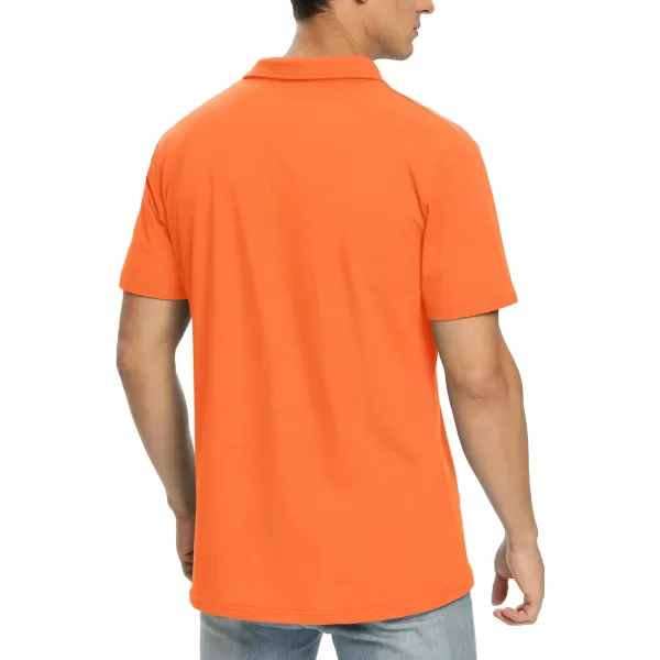 NITAGUT Polo Shirts for Men Short/Long Sleeve Soft Cotton Collared Shirt