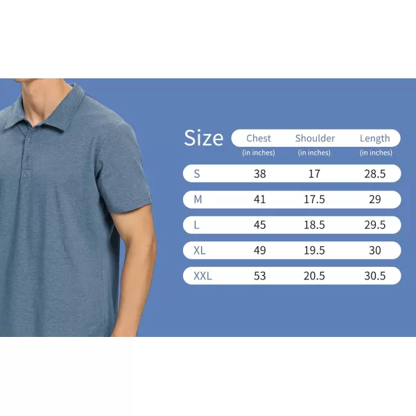 NITAGUT Polo Shirts for Men Short/Long Sleeve Soft Cotton Collared Shirt