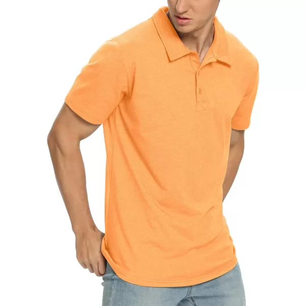 NITAGUT Polo Shirts for Men Short/Long Sleeve Soft Cotton Collared Shirt