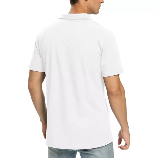 NITAGUT Polo Shirts for Men Short/Long Sleeve Soft Cotton Collared Shirt