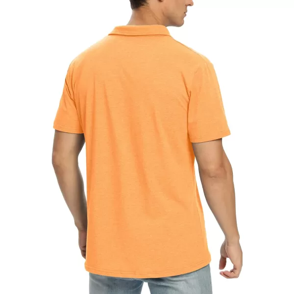 NITAGUT Polo Shirts for Men Short/Long Sleeve Soft Cotton Collared Shirt