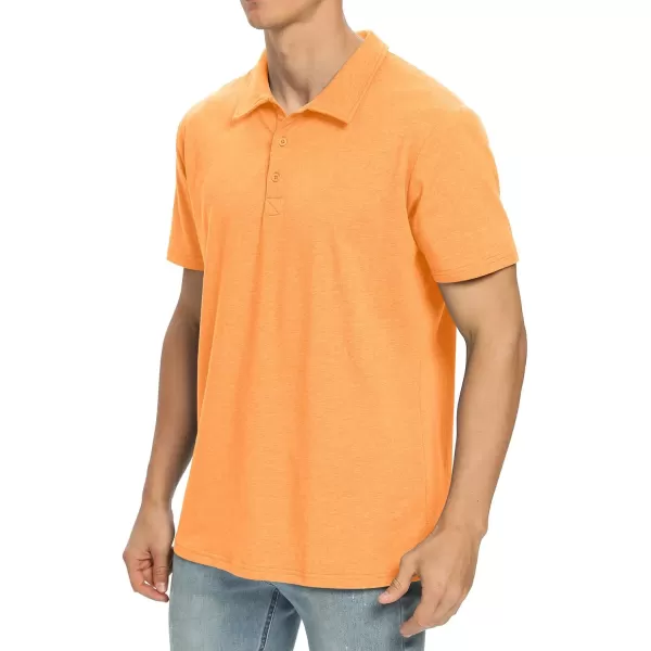 NITAGUT Polo Shirts for Men Short/Long Sleeve Soft Cotton Collared Shirt