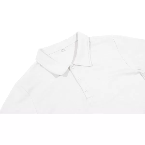NITAGUT Polo Shirts for Men Short/Long Sleeve Soft Cotton Collared Shirt
