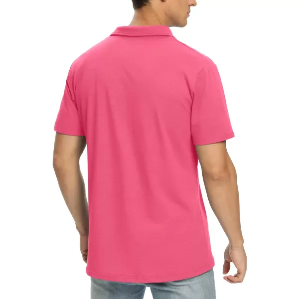 NITAGUT Polo Shirts for Men Short/Long Sleeve Soft Cotton Collared Shirt
