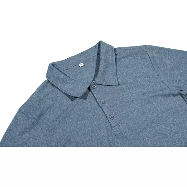 NITAGUT Polo Shirts for Men Short/Long Sleeve Soft Cotton Collared Shirt