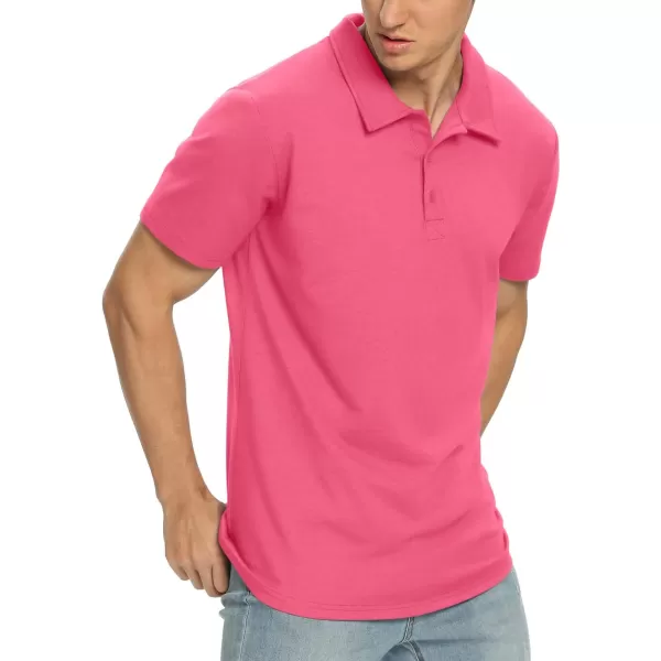 NITAGUT Polo Shirts for Men Short/Long Sleeve Soft Cotton Collared Shirt