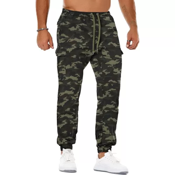 NITAGUT Men's Casual Cargo Pants Joggers Sports Pants Trousers Long Pants with Pockets