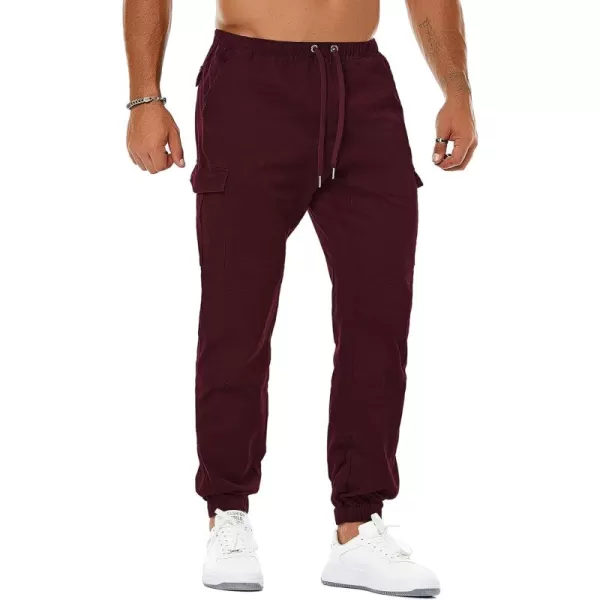 NITAGUT Men's Casual Cargo Pants Joggers Sports Pants Trousers Long Pants with Pockets