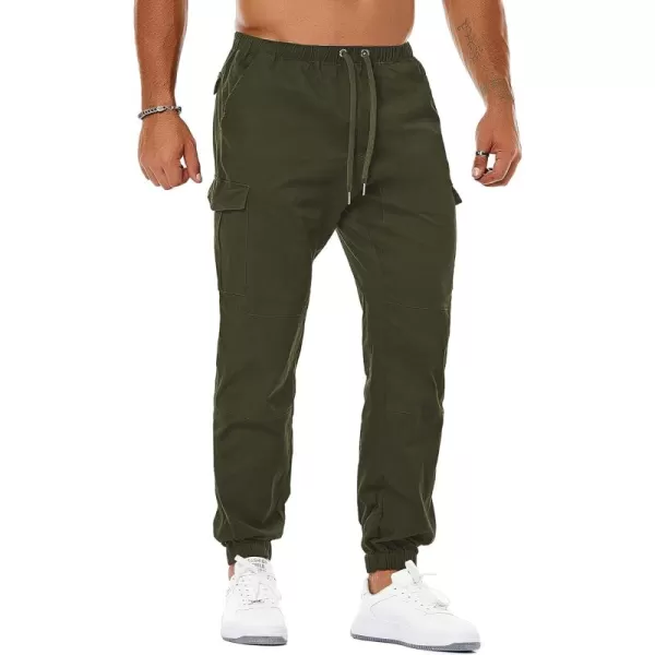NITAGUT Men's Casual Cargo Pants Joggers Sports Pants Trousers Long Pants with Pockets