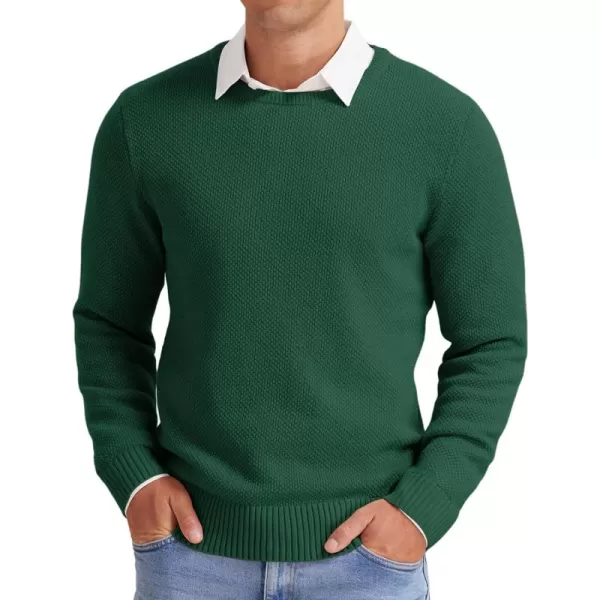 NITAGUT Men's Crewneck Sweater Soft Casual Classic Pullover Knitwear Lightweight Sweaters with Ribbing Edge