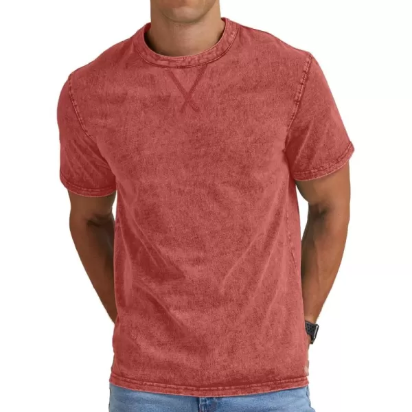 NITAGUT Mens Distressed Cotton Shirts Vintage Hipster Hip Hop Longline Crew Neck T-Shirt
