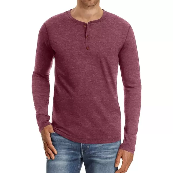 NITAGUT Mens Fashion Casual Front Placket Basic Long/Short Sleeve Henley T-Shirts