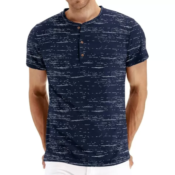 NITAGUT Mens Fashion Casual Front Placket Basic Long/Short Sleeve Henley T-Shirts