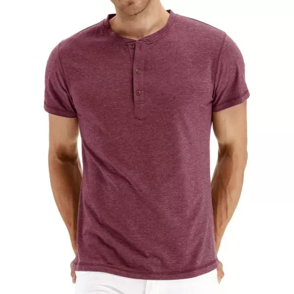 NITAGUT Mens Fashion Casual Front Placket Basic Long/Short Sleeve Henley T-Shirts