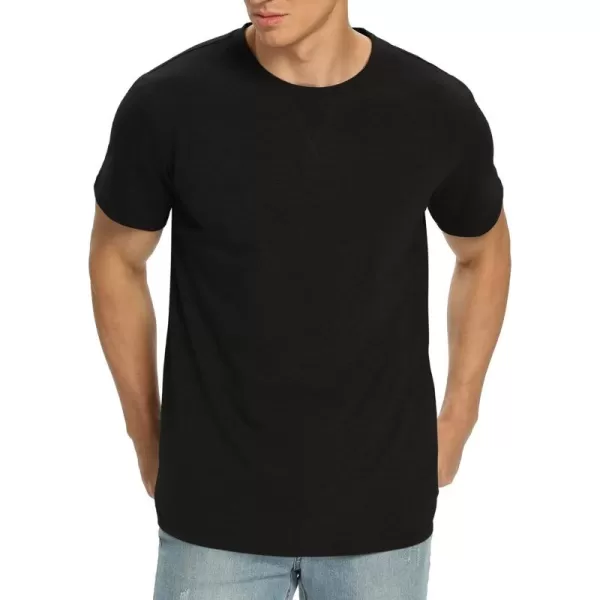 NITAGUT Men's Premium Cotton Crew Neck T-Shirt Fresh Classic Tee