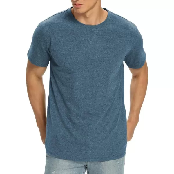 NITAGUT Men's Premium Cotton Crew Neck T-Shirt Fresh Classic Tee