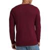 imageNITAGUT Mens Cardigan Sweater Vintage Striped VNeck Long Sleeve Button Down Knitted SweatersStripe Wine Red