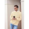 imageNITAGUT Mens Casual Knitted Crewneck Pullover SweaterBeige