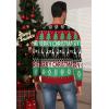 imageNITAGUT Mens Christmas Ugly Cardigan Sweater Reindeer Snowflake Xmas Sweater Casual Long Sleeve KnitwearD Christmas