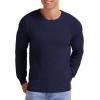 imageNITAGUT Mens Crewneck Sweater Soft Casual Classic Pullover Knitwear Lightweight Sweaters with Ribbing EdgeBlue