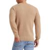 imageNITAGUT Mens Crewneck Sweater Soft Casual Classic Pullover Knitwear Lightweight Sweaters with Ribbing EdgeCamel