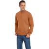 imageNITAGUT Mens Slim Fit Quarter Zip Mock Neck Polo Sweater Casual Long Sleeve Sweater and Turtleneck PulloverCaramel