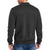 imageNITAGUT Mens Slim Fit Quarter Zip Mock Neck Polo Sweater Casual Long Sleeve Sweater and Turtleneck PulloverDark Grey