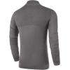 imageNITAGUT Mens Slim Fit Zip Up Mock Neck Polo Sweater Casual Long Sleeve Sweater and Pullover Sweaters with Ribbing EdgeGrey