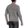 imageNITAGUT Mens Slim Fit Zip Up Mock Neck Polo Sweater Casual Long Sleeve Sweater and Pullover Sweaters with Ribbing EdgeGrey