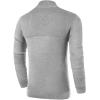 imageNITAGUT Mens Slim Fit Zip Up Mock Neck Polo Sweater Casual Long Sleeve Sweater and Pullover Sweaters with Ribbing EdgeLight Gray