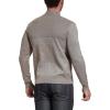 imageNITAGUT Mens Slim Fit Zip Up Mock Neck Polo Sweater Casual Long Sleeve Sweater and Pullover Sweaters with Ribbing EdgeVg Beige