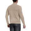 imageNITAGUT Mens Slim Fit Zip Up Mock Neck Polo Sweater Casual Long Sleeve Sweater and Pullover Sweaters with Ribbing EdgeYellow
