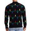 imageNITAGUT Mens Slim Fit Zip Up Mock Neck Polo Sweater Casual Long Sleeve Sweater and Pullover Sweaters with Ribbing EdgeZ Christmas Light