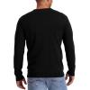 imageNITAGUT Mens Vintage Striped Long Sleeve Cardigan Sweater with Button V Neck Knitted SweatersStripe Black Gray 2