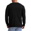 imageNITAGUT Mens Vintage Striped Long Sleeve Cardigan Sweater with Button V Neck Knitted SweatersStriped Black White 2