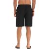 imageNITAGUT Mens Linen Casual Classic Fit Short Drawstring Summer Beach Shorts011black