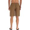 imageNITAGUT Mens Linen Casual Classic Fit Short Drawstring Summer Beach Shorts03 Dark Khaki
