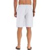 imageNITAGUT Mens Linen Casual Classic Fit Short Drawstring Summer Beach Shorts03white