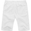 imageNITAGUT Mens Linen Casual Classic Fit Short Drawstring Summer Beach Shorts03white