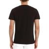 imageNITAGUT Mens Fashion Casual Front Placket Basic LongShort Sleeve Henley TShirts0 Black