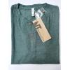imageNITAGUT Mens Fashion Casual Front Placket Basic LongShort Sleeve Henley TShirts0 Green