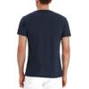 imageNITAGUT Mens Fashion Casual Front Placket Basic LongShort Sleeve Henley TShirts0 Navy Blue