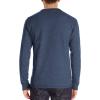 imageNITAGUT Mens Fashion Casual Front Placket Basic LongShort Sleeve Henley TShirts01 Vgnavy Blue