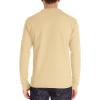imageNITAGUT Mens Fashion Casual Front Placket Basic LongShort Sleeve Henley TShirts02 Beige