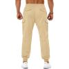 imageNITAGUT Mens Casual Cargo Pants Joggers Sports Pants Trousers Long Pants with Pockets
