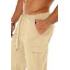 imageNITAGUT Mens Casual Cargo Pants Joggers Sports Pants Trousers Long Pants with Pockets