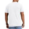 imageNITAGUT Mens Distressed Cotton Shirts Vintage Hipster Hip Hop Longline Crew Neck TShirtWhite